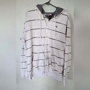 Hawk White Zip up Jacket Size 2XL